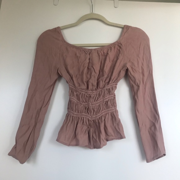 Reformation Laurent Top in blush - Picture 8 of 8